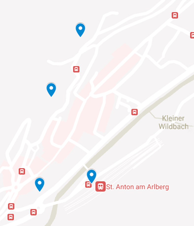 Lageplan Büro Arlberg